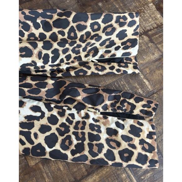 Tuckernuck x India Hicks NEW Leopard Domino Long Sleeve Party Mini Dress Large - Picture 11 of 15